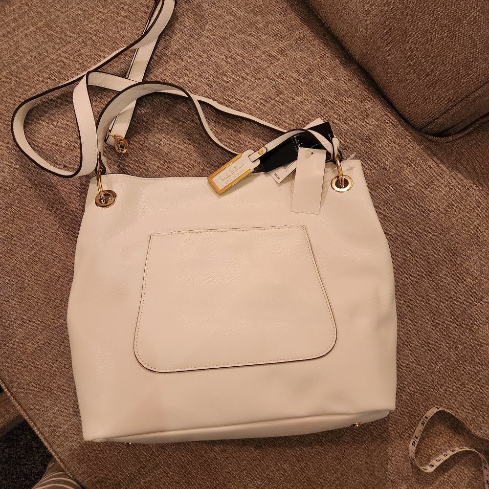 Nicole Miller New York White Purse Bag NWT